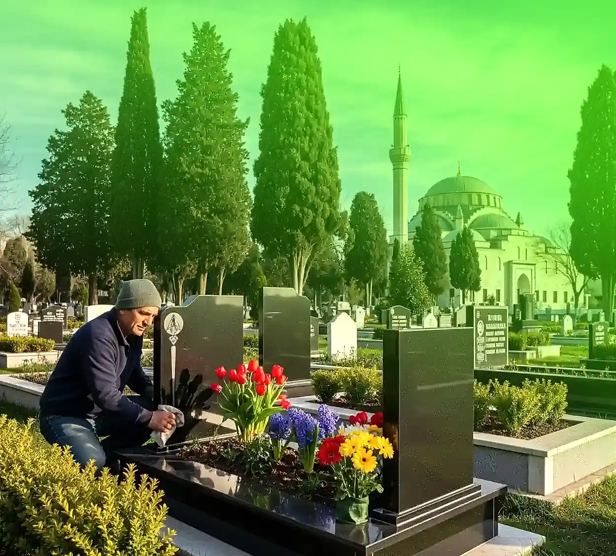 Eyüp Mezarlığı Mezar Bakım ve Çiçeklendirme