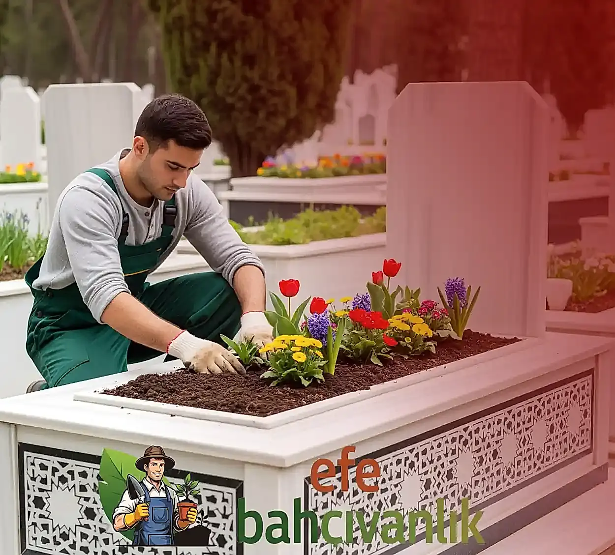 Merkezefendi Mezarlığı Mezar Bakım ve Çiçeklendirme Hizmetleri